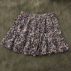 "Lorimer NYC" Women's Multicolor Mini Skirt Purple Small